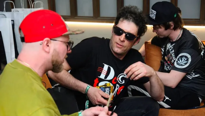 Portrait or archival photograph of people: The history of Cannabis Cup