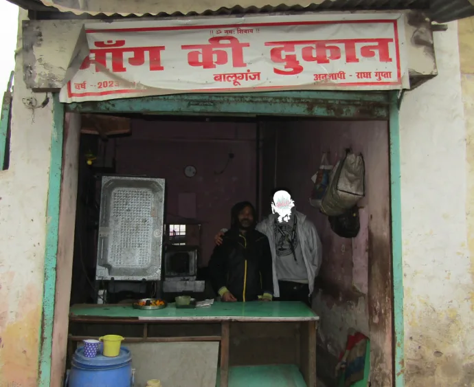 Photograph of a shop or exhibition: India trip: exploring the country’s cannabis culture
