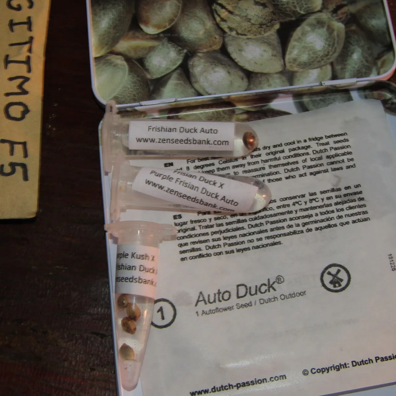 Frisian Duck hybrid seeds and Auto Duck seeds.