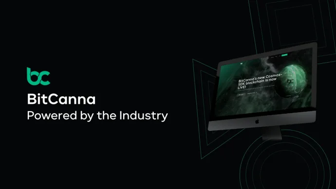 BitCanna illustration with its logo from the original article.