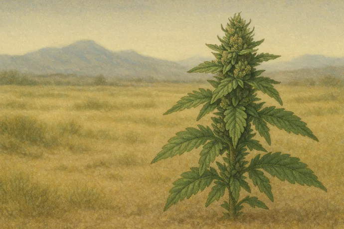 Illustration: Cannabis ruderalis: the history of autoflowering